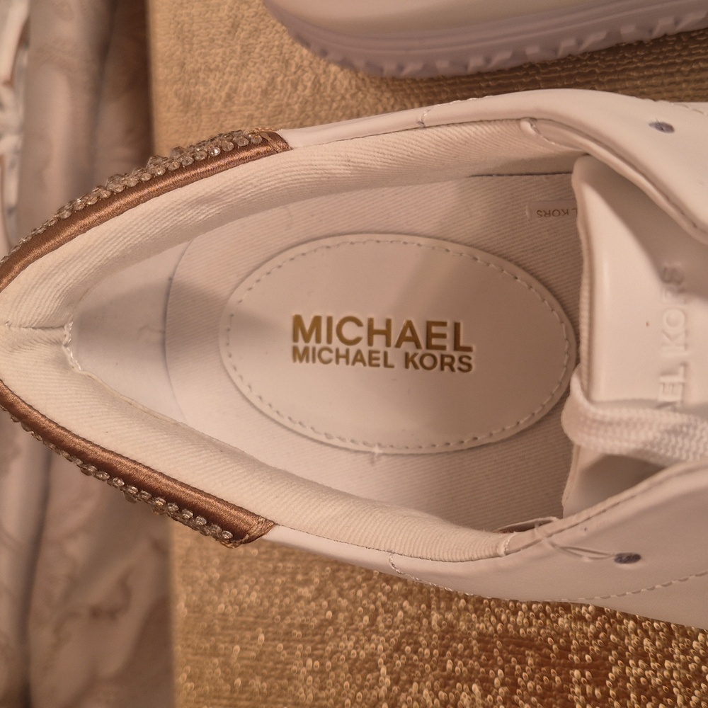 Michael Kors - Grove Embellished Leather Sneaker - Picture 11 of 14